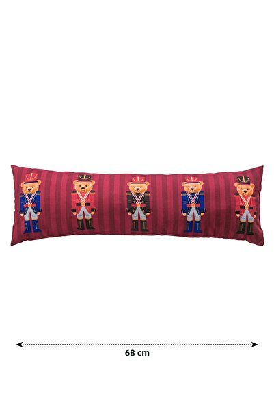 LC Waikiki Teddy Bullet Soldier Printed Long Throw Pillow (W5)