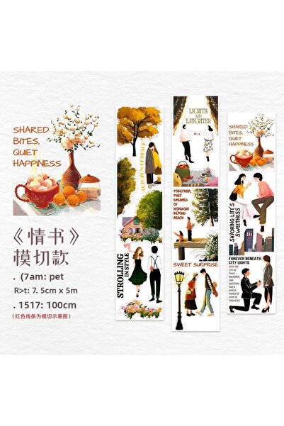 İthal L24-100cm croială pachete de scrisori de dragoste 1 PET TAPE