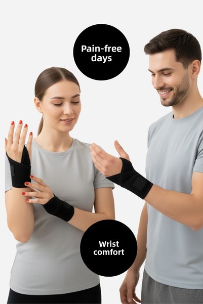 KAYOUBI Men Women Sports Fitness Wristband Hand Ankle Medical Wrist Brace Injury Sprain Bandage