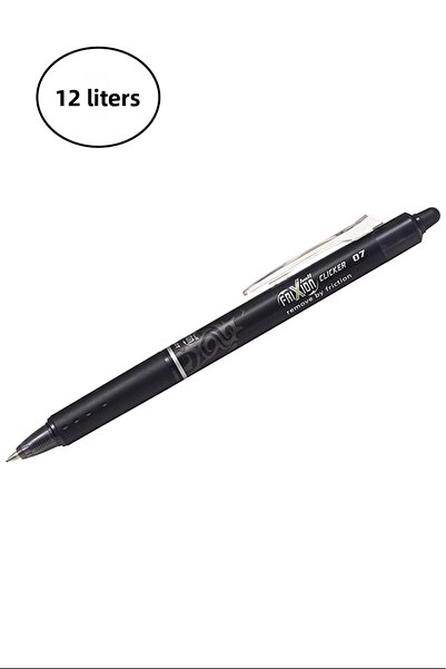 shopwave قلم بايلوت فريكسيون بول 0.7 أسود 12 قطعة