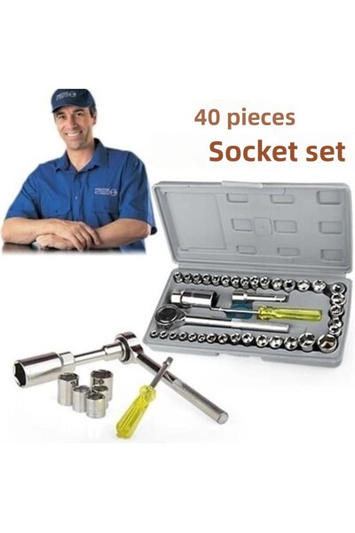 FrereConception Buğz 40 Piece Ratchet Socket Set with Special Bag