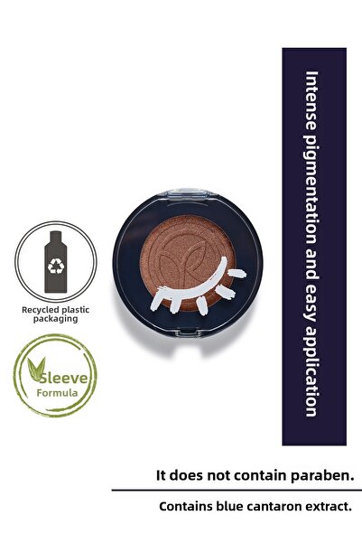 Yves Rocher ظلال عيون براقة بلون بني عضوي بلمسة نهائية غير لامعة ولامعة ومعدن...