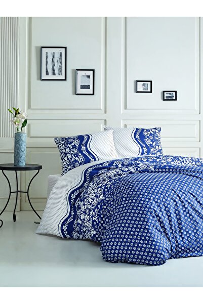 Bikaya Home طقم غطاء لحاف مزدوج من كريستال رانفورس |   100% قطن |   57 تيل | ...