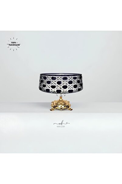 AKDEN STORE Cutting Decor Handcrafted Tableware Bowl,Salad Bowl,Glass Bowl