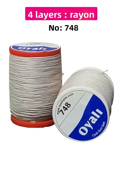 Royaleks Ochih de croșetat din fire de mătase artificială cu 4 straturi, cu m...