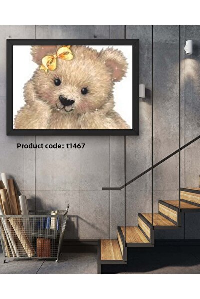 Dialands Mozaik Baby Bear 40X40Cm Dialands Diamond Mosaic Painting