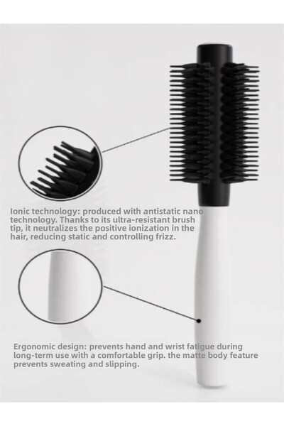 Oz Care فرشاة شعر مقاومة للحرارة - أيونية - لجميع أنواع الشعر