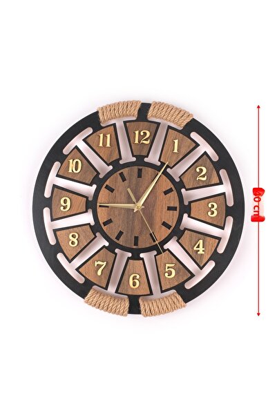 Pikas Wooden Decorative Wall Clock