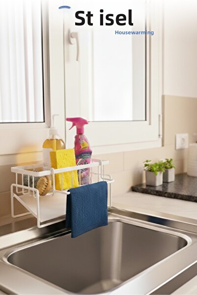 Suntel Πάγκος Διανομέας Υγρού Σαπουνιού και Organizer για Σφουγγάρι