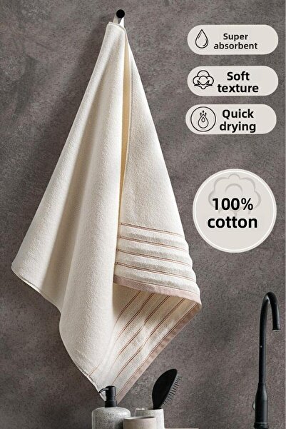 Karna Home منشفة فردية من القطن الميكروبيولوجي الصديق للبيئة كارنا فيستا - 50...