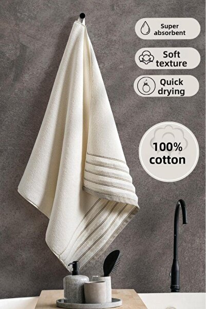 Karna Home منشفة فردية من القطن الميكروبيولوجي الصديق للبيئة كارنا فيستا - 50...