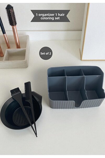 BN Cosmetics مجموعة من 2 |   منظم متعدد الأغراض + مجموعة صبغ الشعر |   مجموعة...