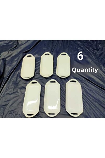 TR Home طبق تقديم مكون من 6 قطع عرض متوسط لعالم الدجاج (32 × 14 سم)