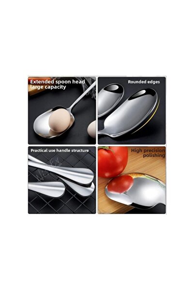 Euro Pink 2 Stainless Steel Serving Presentation Spoons