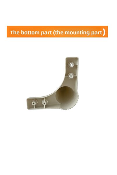 HOMDEP Sofa Armchair Tv Unit Console Heightening Breathable Model Plastic Leg White 15cm 6 Pieces