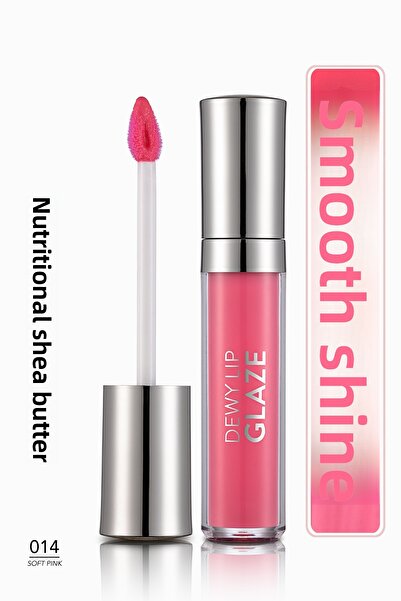 Flormar Nourishing Lip Gloss (Light Pink) - Dewy Lip Glaze - 014 Soft Pink - ...