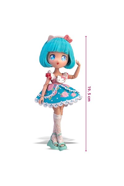 Hello Kitty دمية مانغا 19.5 سم جميلة باللون الوردي HKTF0000