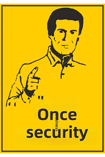 sıradışıhediyem لافتة تحذير السلامة المهنية معدنية مقاس 20×15 سم