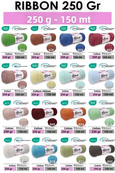 Diva İplik Diva Ribbon 288 Bone