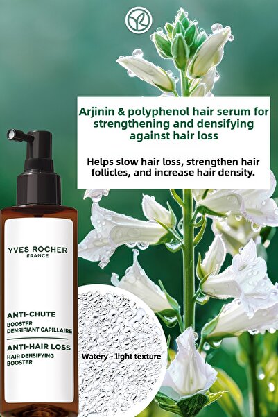 Yves Rocher Anti-Hair Loss Hair Roots Strengthening and Thickening Hair Serum...