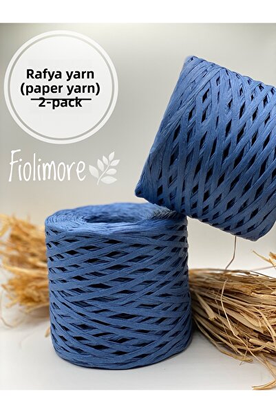 Fiolimore Pachet de 2 rafie (400 GRAM) Sfoară de hârtie Sfoară pentru pungi S...