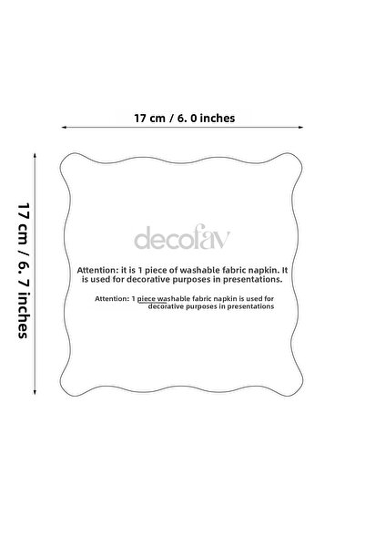 decofav Black Faux Crocodile Leather Fabric Oval Square Embroidered Cocktail Napkin 1 Piece