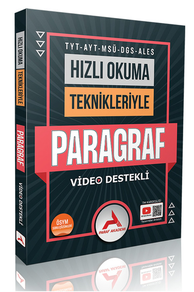 paraf yayınları Paraf Akademi Hızlı Okuma Teknikleriyle Paragraf