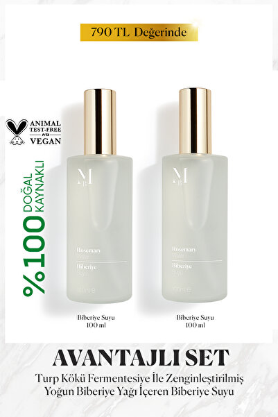 MİSBAHÇE Biberiye Suyu Dökülme Karşıtı & Saç Uzamasını Destekleyici Saç Toniğ...