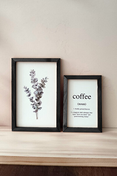 Wooden Factory Eucalyptus Coffee Wooden Framed Table Set