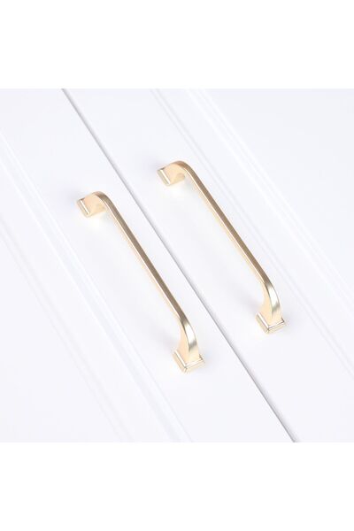 KOÇSAN Roman Matte Gold 192 mm Handle Luxury Country Kitchen Furniture Cabinet Drawer Handle