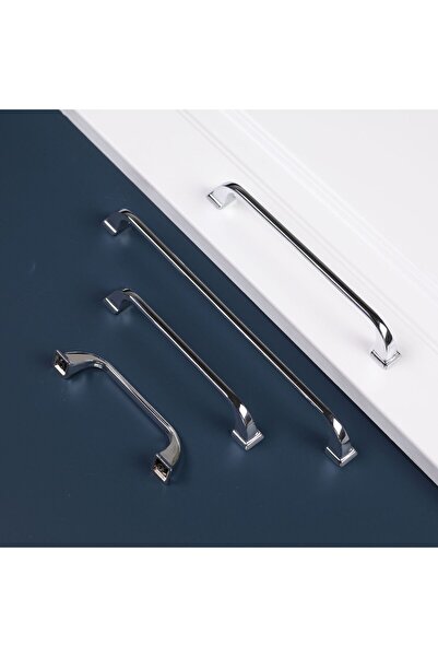 KOÇSAN Mâner Roma Cromat 96 Mm Mâner Sertar Dulap Mobilier Bucătărie Country Lux