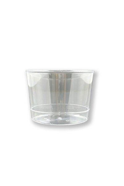 Home 60 Adet Sert Plastik Tatlı Kasesi Magnolya Kabı 250ml