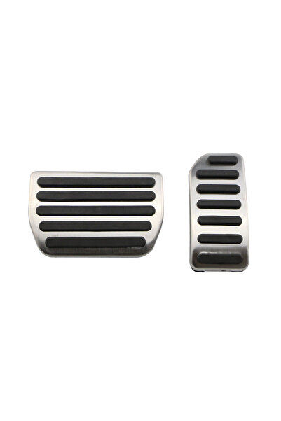 Choice 2Pcs AT Stainless Steel AT MT Car Pedals Foot Rest Gas Brake Pedal Pad Cover for Volvo V60 V70 S60 S