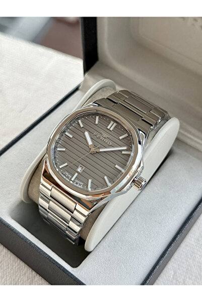 FERRO Silver Steel Cord Men's Wristwatch F11648Awt-A4 Functions Active 3 Atm Water Resistant