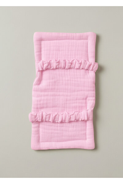 Joyous Mom Kids 4 Katlı Muslin Bebek Emzirme Yastığı Minderi Bebek Emzirme Destek Minderi Ter Önleyici Kol Yastığı