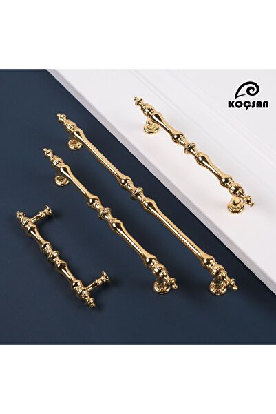 KOÇSAN Crescent Gold 160 mm Handle Luxury Country Kitchen Furniture Cabinet Drawer Handle
