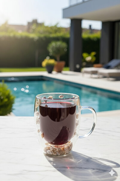 Taşev Bambum Olbia Double Wall Glass 350ml