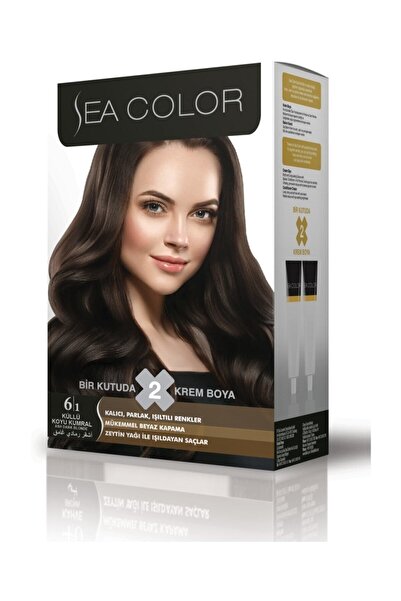 Sea Color Set Saç Boyası 6.1 Küllü Koyu Kumral