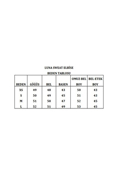 La Sarta Luna Kadın Turuncu Bel Lastikli Etek Ucu Oval Mini Yırtmaç Detaylı Uzun Kollu Sweat Elbise