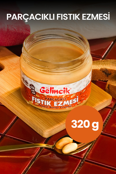 Gelincik Kahvaltılık Sürülebilir Doğal Katkısız 320gr Özel Üretim Parçacıklı ...