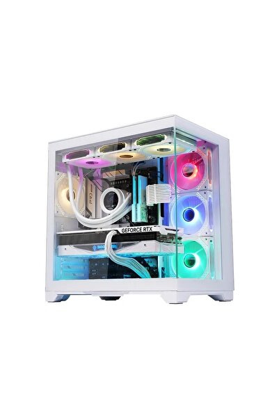 XASER X32 White Pro R-7 5700X 32GB 1TB M.2 SSD 8GB RTX4060 Sıvı Soğutmalı Hazır Sistem