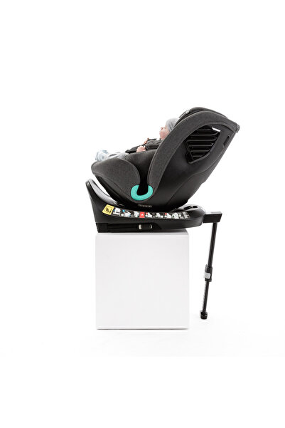ADAMEX Scaun auto isofix 4 in 1 Trip R129 i-Size, rotativ, 40-150 cm sau 0-12 ani, Gri