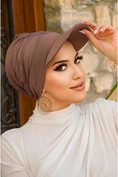 Aişe tesettür Vizon Havuz & Deniz Şapkası / Mayo Üstüne Kullanılabilir