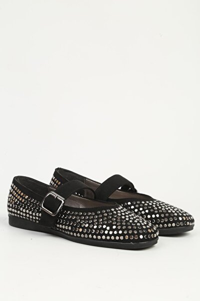 Pierre Cardin Siyah Zımbalı Babet PC-55213