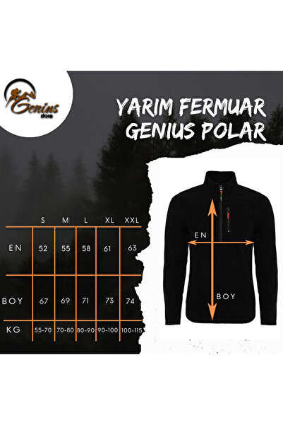 GENIUS STORE Yarım Femuarlı Polar Kadın Polar