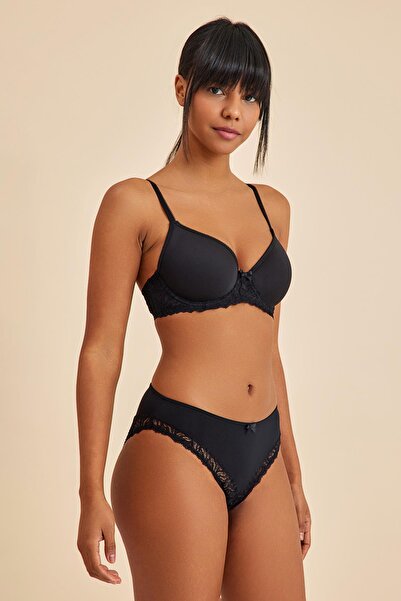 Amarelle Chiloți Luna din dantelă neagră