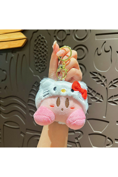 Miniso سلسلة مفاتيح هيلو كيتي الكرتونية، نجمة كيربي، سانريو، هيلو كيتي ميلودي كورومي، حقيبة ظهر لطيفة