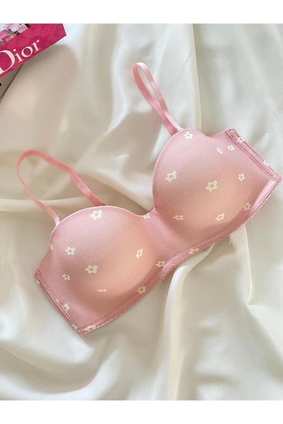 Fleur de Lingerie Colorful Patterned Gatherer Underwire Unpadded Single Bra