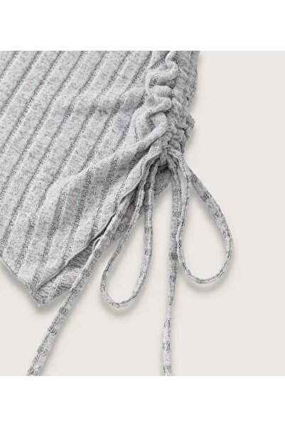 Lufthimm Stylish Asymmetric Ring Sleeve Lace-Up Top and Spanish Pants Set