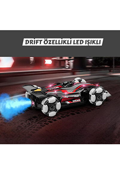 YILDIRIM OYUNCAK Uzaktan ve Bilekten Kumandalı Full Fonksiyon Hareket Eden Buhar Atan Formula 1 Araba 35 cm